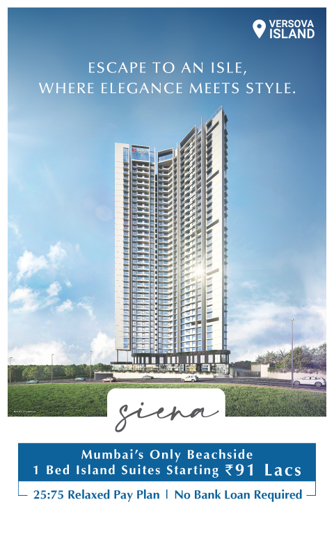 Mumbai's first beachside 1 & 2 BHK Island suites starting at Rs 64.99 Lacs+ Versova Island